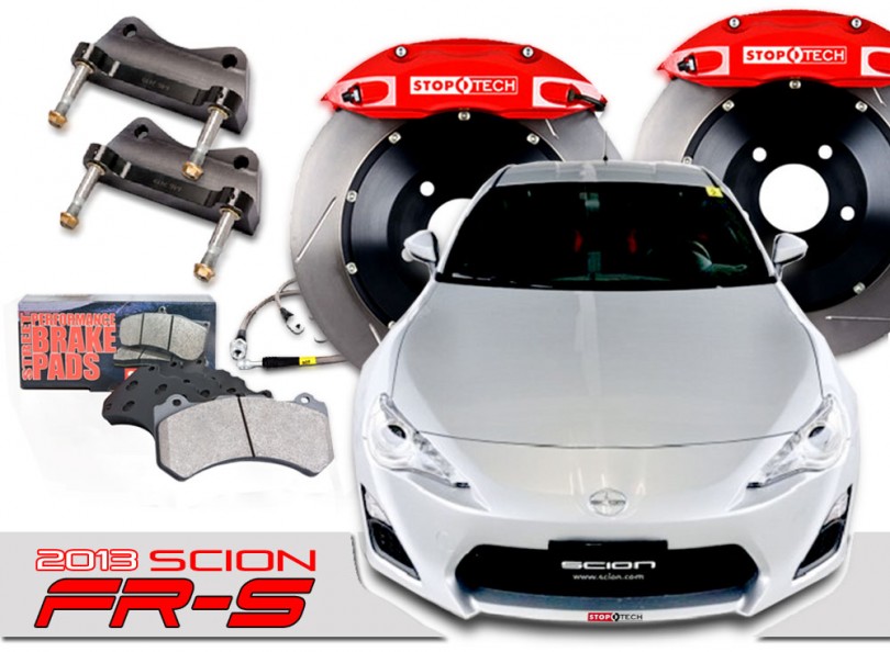 STOPTECH Big Brake Kit for 2013 Scion FRS Launch Distribution