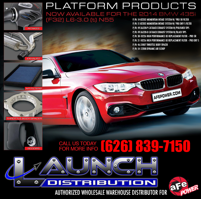 aFe POWER: New Platform Announcement for the 2014 BMW 435i (F32) L6-3.0 (t) N55
