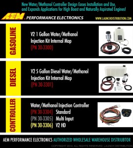 AEM ELECTRONICS: New Water/Methanol Controller Design – Launch Distribution