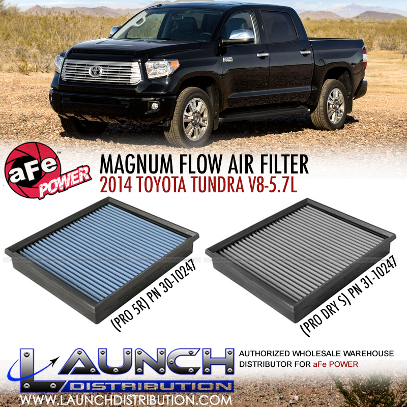 AFE POWER: Magnum Flow Air Filter for 2014 Toyota Tundra V8-5.7L