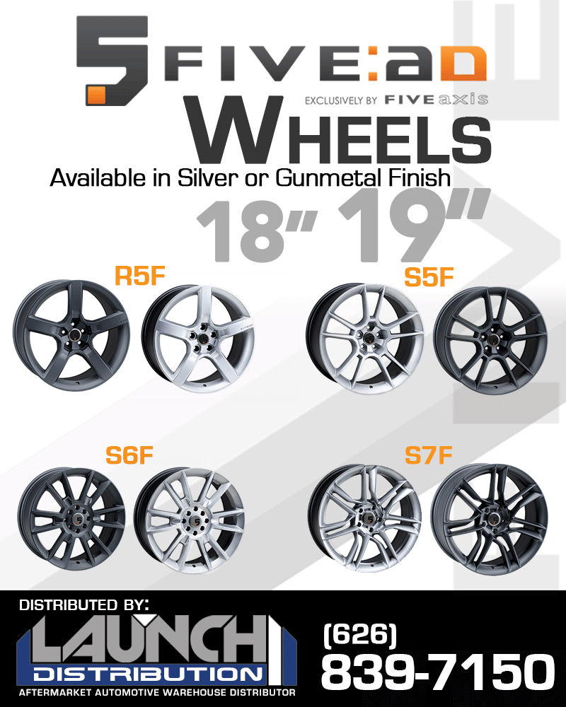 USA Authorized Warehouse Distributor of Five Axis Wheels