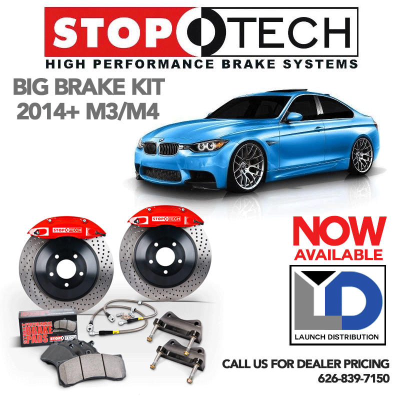 STOPTECH: Big Brake Kit Available for 2014-up BMW M3/M4