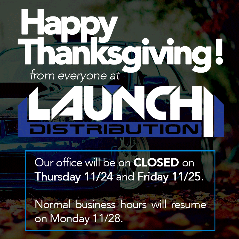 CLOSED for Thanksgiving Holiday
