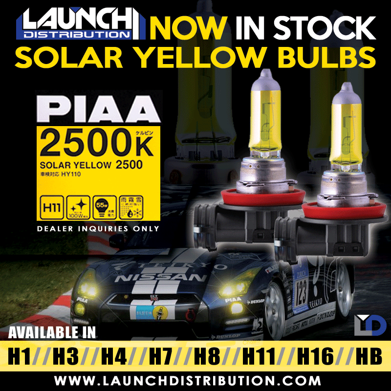 PIAA: Solar Yellow Bulbs NOW in stock!