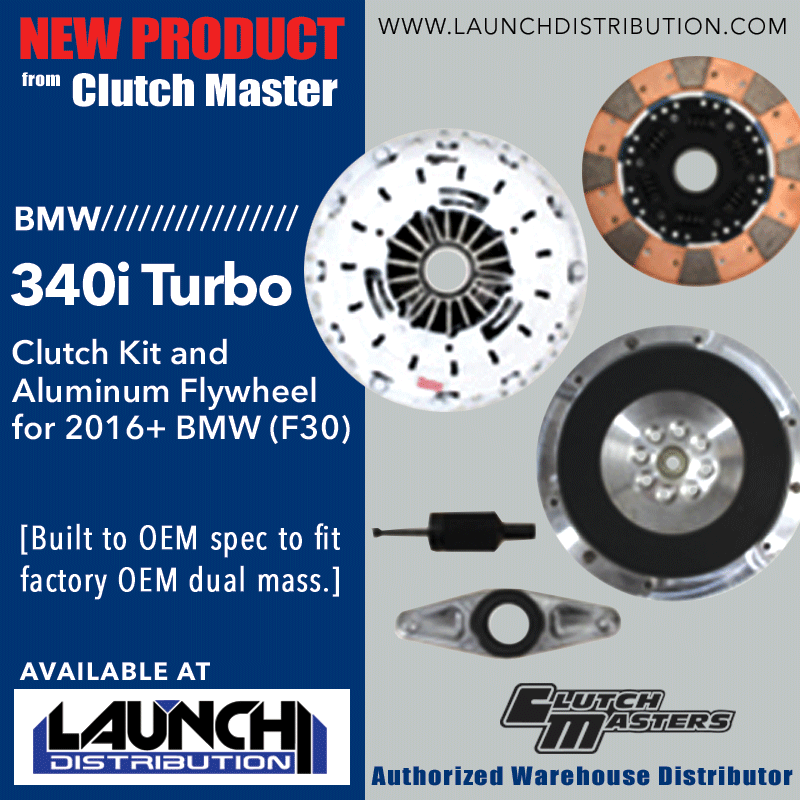 NEW PRODUCT: Clutch Master Flywheel and Clutch for 2016 up BMW 340i Turbo