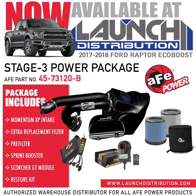 AFE Power Stage-3 Power Package for 17-18 Ford Raptor Ecoboost