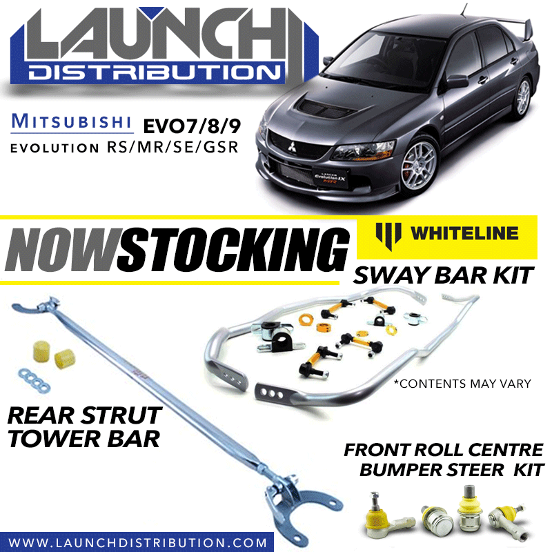 WHITELINE: Now In Stock – Suspension components for EVO 7/8/9