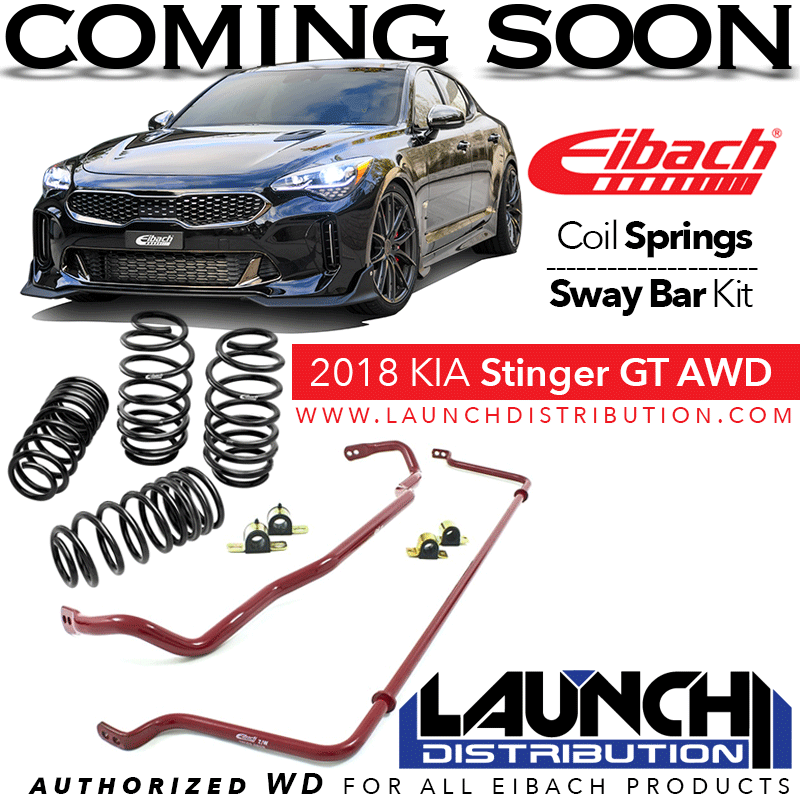 EIBACH: Coming Soon Performance Suspension for 2018 KIA Stinger GT AWD