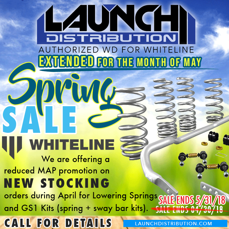SPRING SALE (EXTENDED for May 2018) Whiteline Springs and GS1 Kits