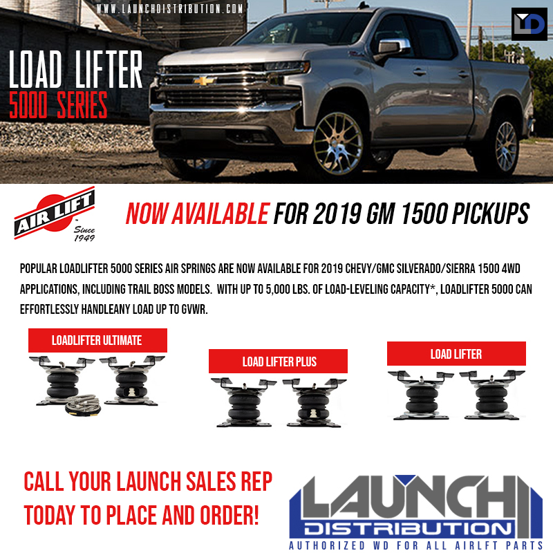 NEW: Air Lift LoadLifter 5000 series for 2019 GM 1500 Pickups