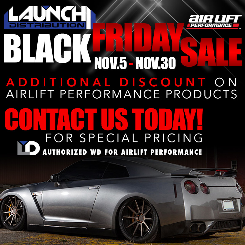 BLACK FRIDAY 2018: Additional Discount on AirLift Performance