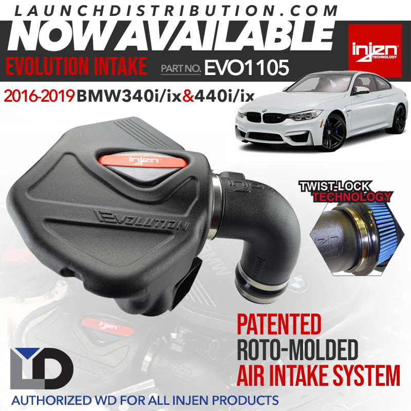 NOW AVAILABLE: Injen Evolution Intake for 2016-2019 BMW 340i and 440i