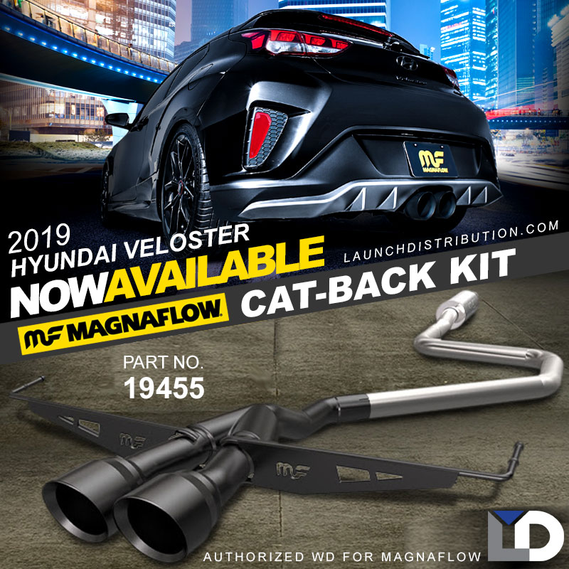 NOW AVAILABLE: Magnaflow Cat-Back Exhaust Kit for 2019 Hyundai Veloster