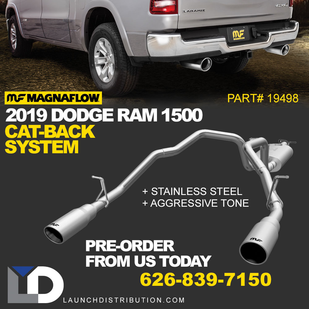 PRE ORDERING: Magnaflow Cat-Back Exhaust for 2019 Dodge Ram 1500