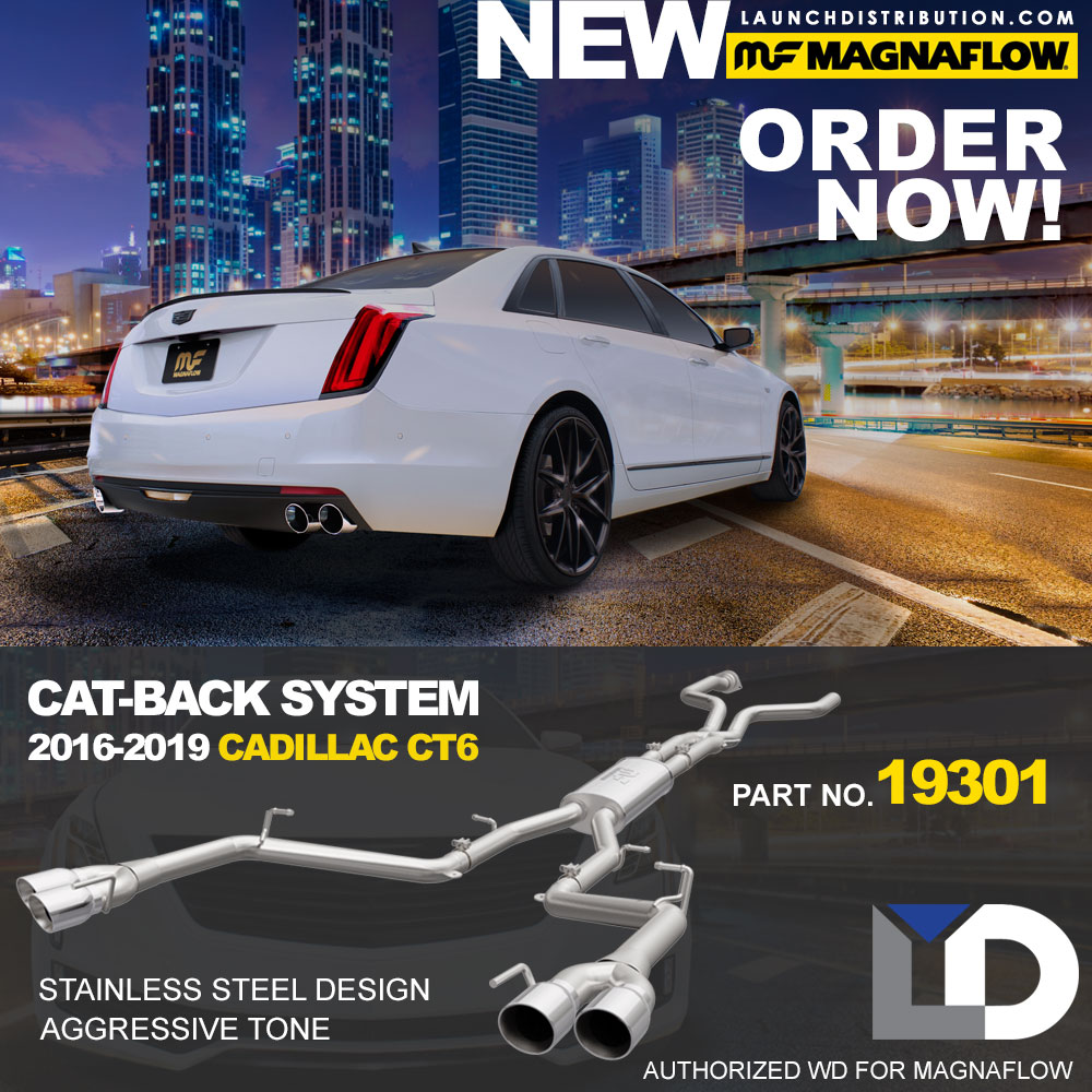 NOW AVAILABLE: Magnaflow Cat-Back Exhaust System for the 2016-2019 Cadillac CT6