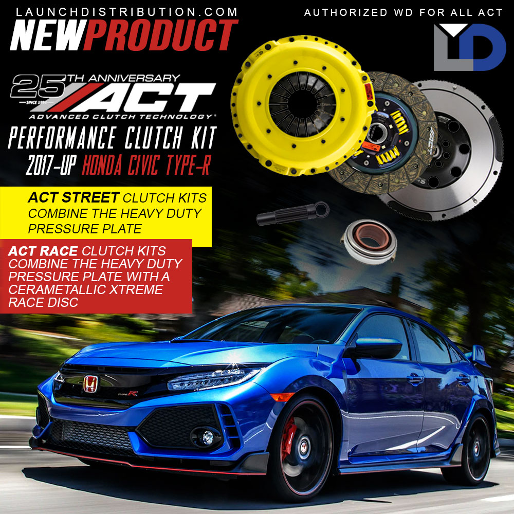 ACT Releases New Performance Clutch Kits for 2017-up Honda Civic Type-R