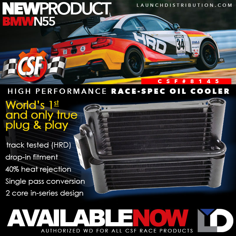 NOW AVAILABLE: CSF Race-Spec Oil Cooler for BMW N55 chassis