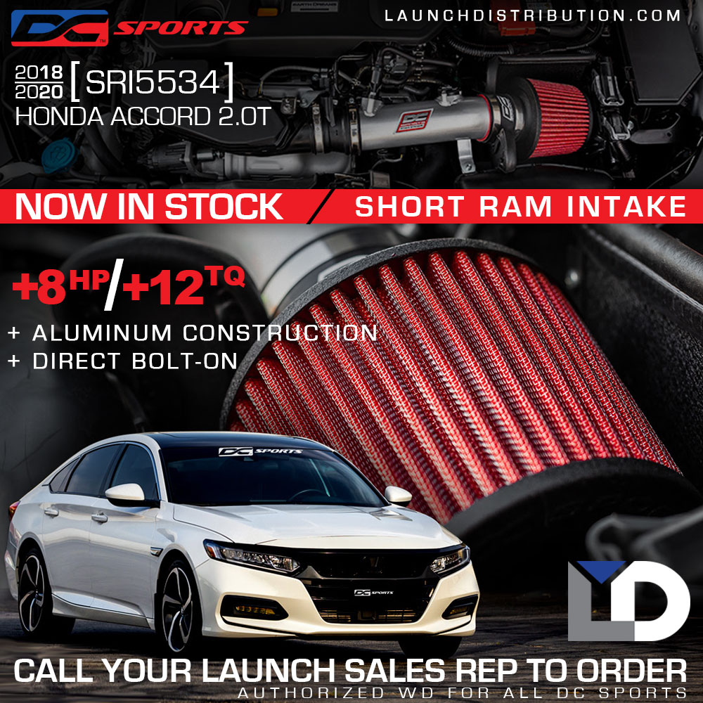 NEW: DC SPORTS Short Ram Intake for 2018 Honda Accord 2.0T