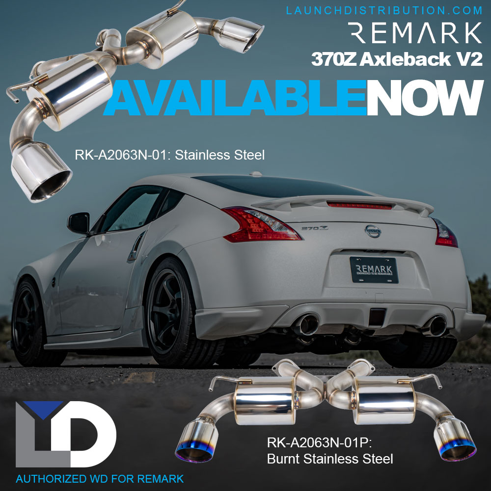 It’s Here!!! REMARK Axleback exhaust for Nissan 370Z