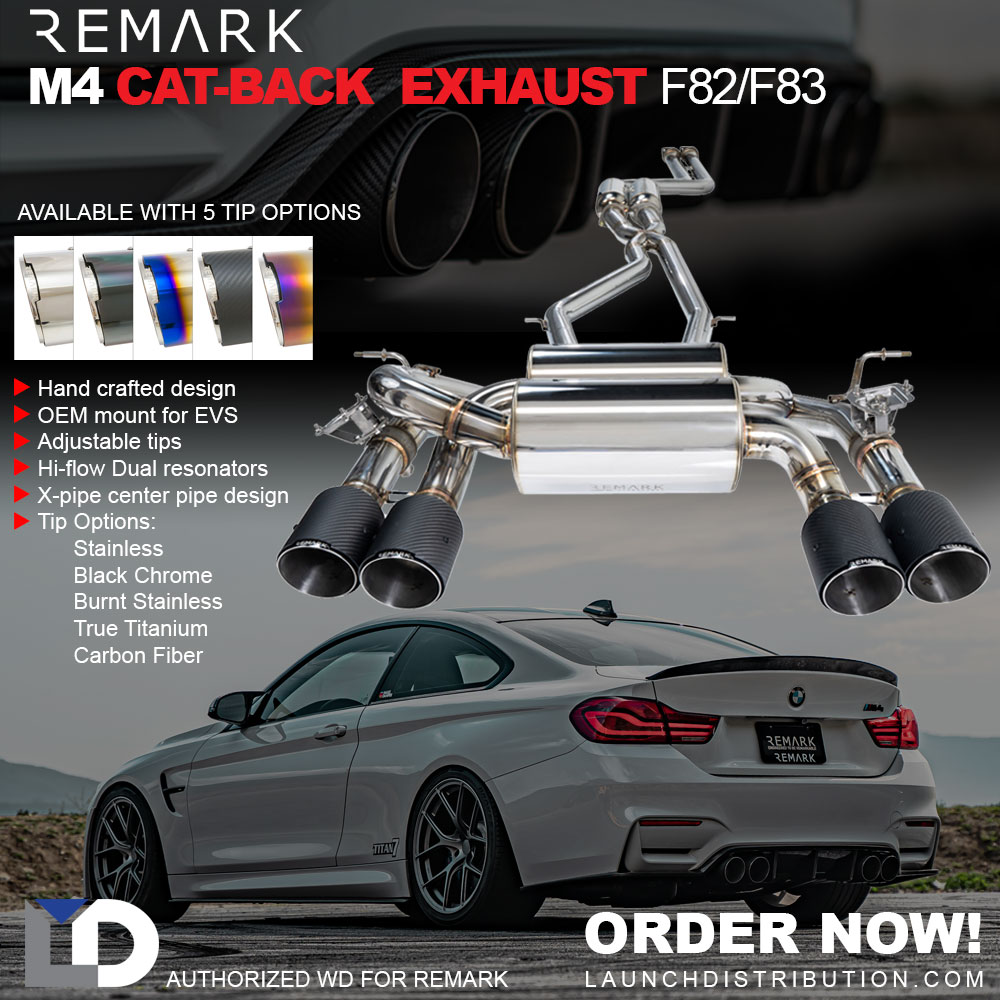 The Arrival of REMARK Cat-back Exhaust for M4 F82/F83