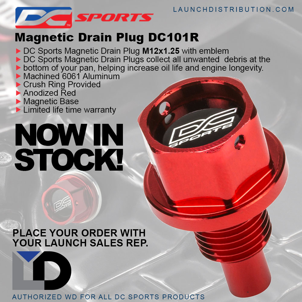 IN STOCK – DC Sports Magnetic Drain Plug