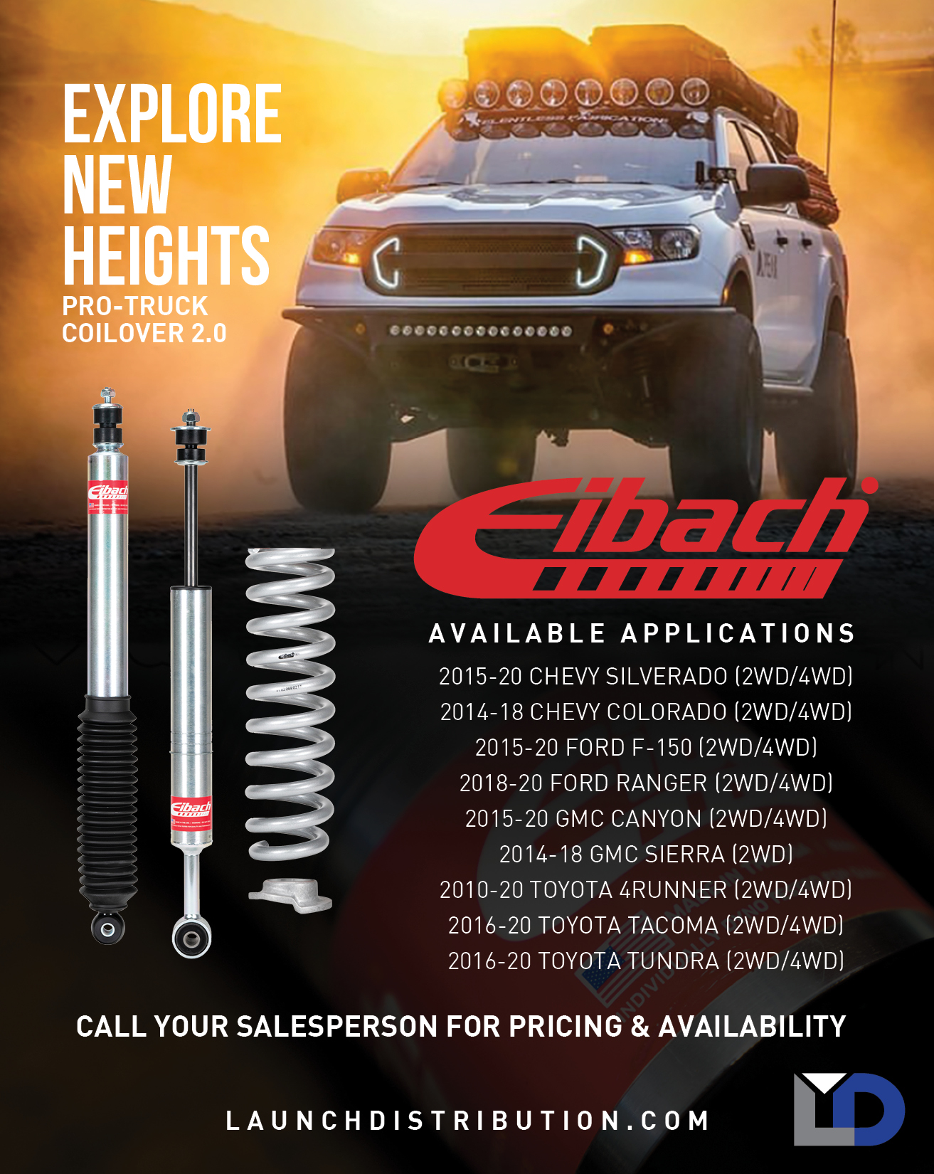 Explore New Heights with the Eibach Pro-Truck Coilover Kits 2.0