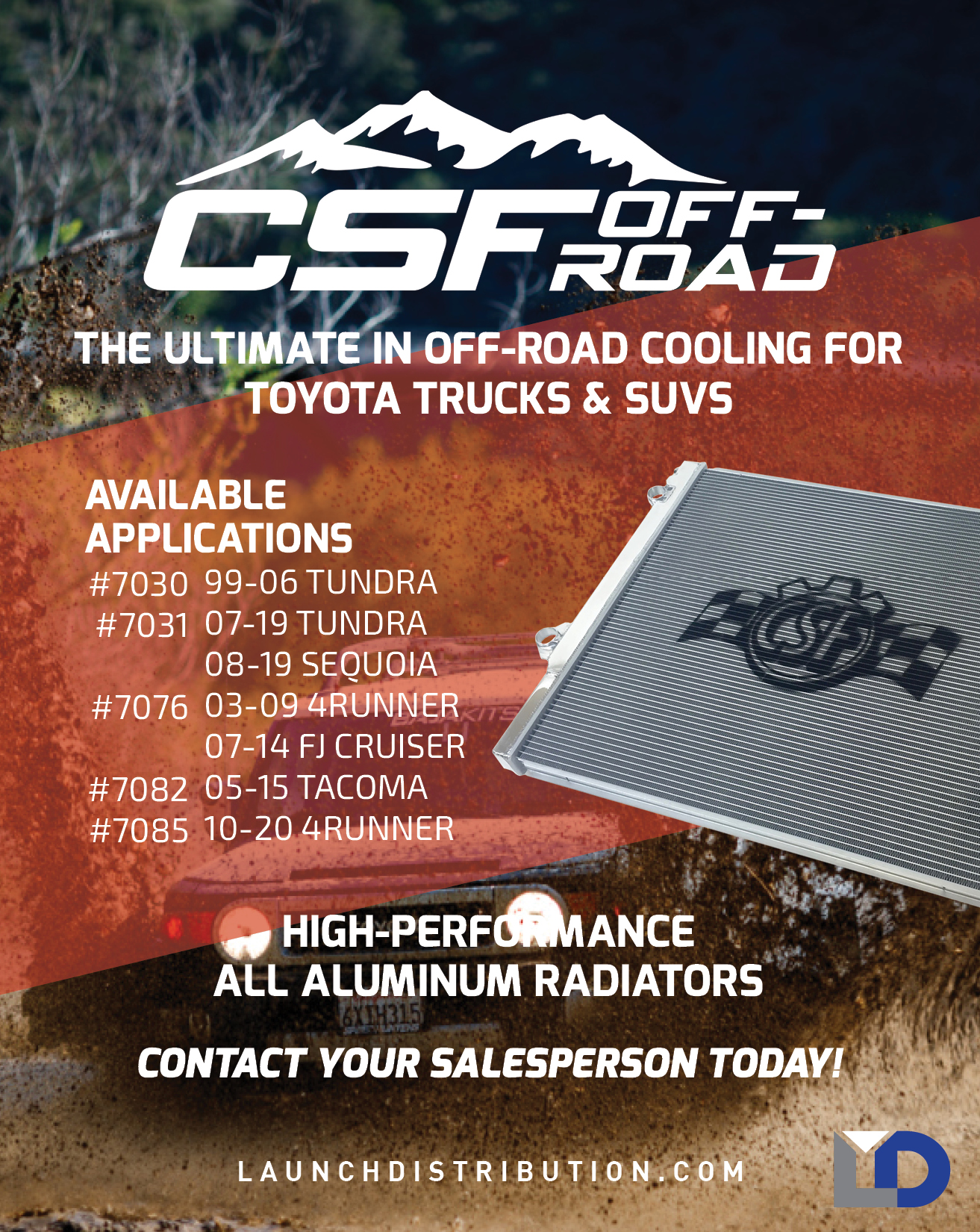 NEW CSF Off-Road All Aluminum Radiators