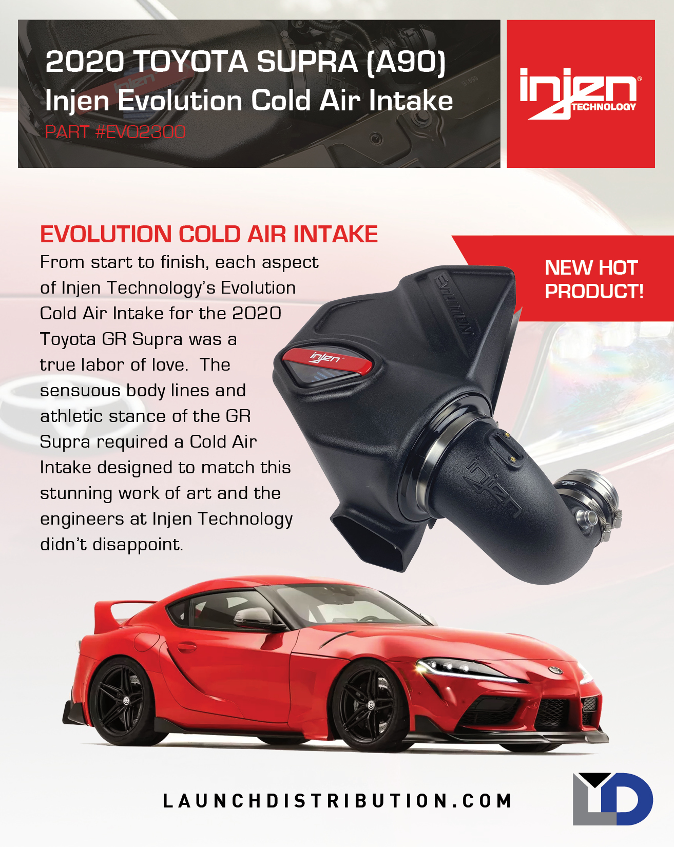 NOW AVAILABLE Injen Intake Kit for A90 Supra