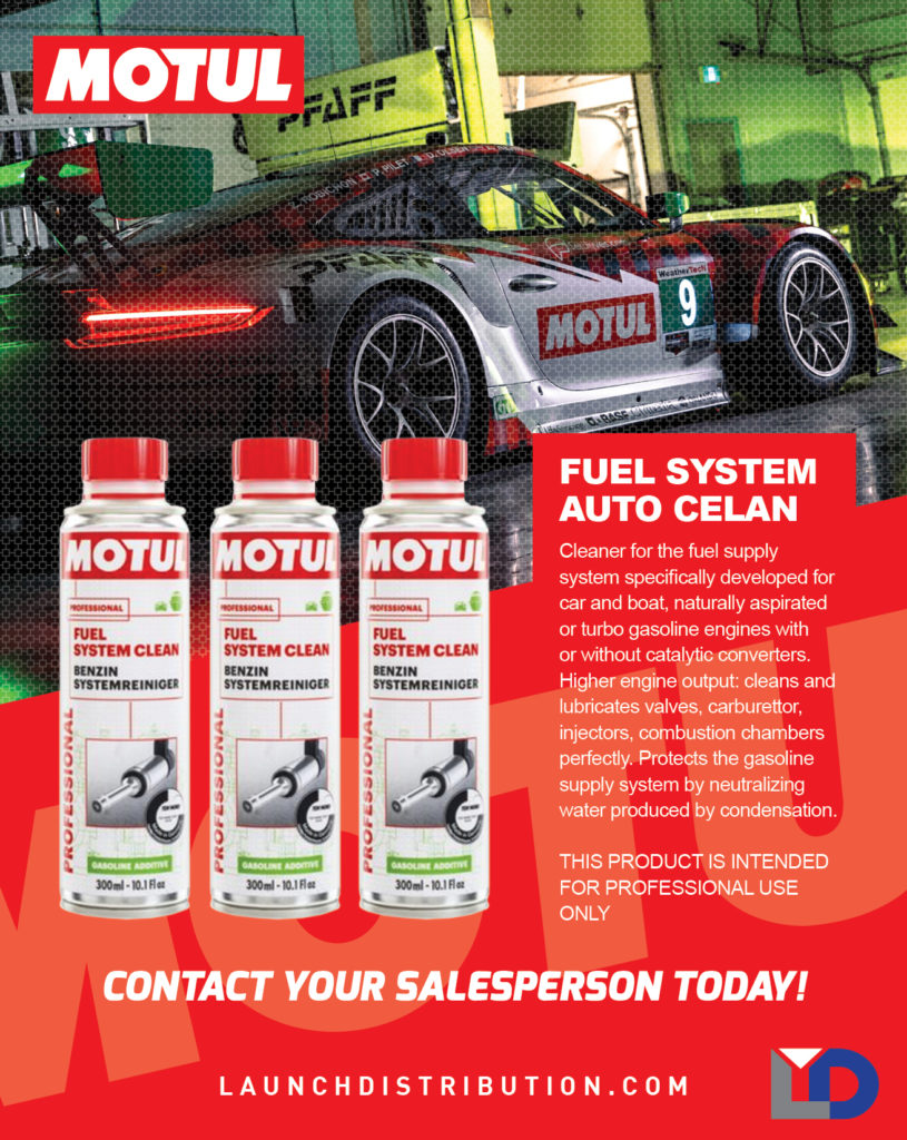 Motul Fuel System Auto Clean Launch Distribution