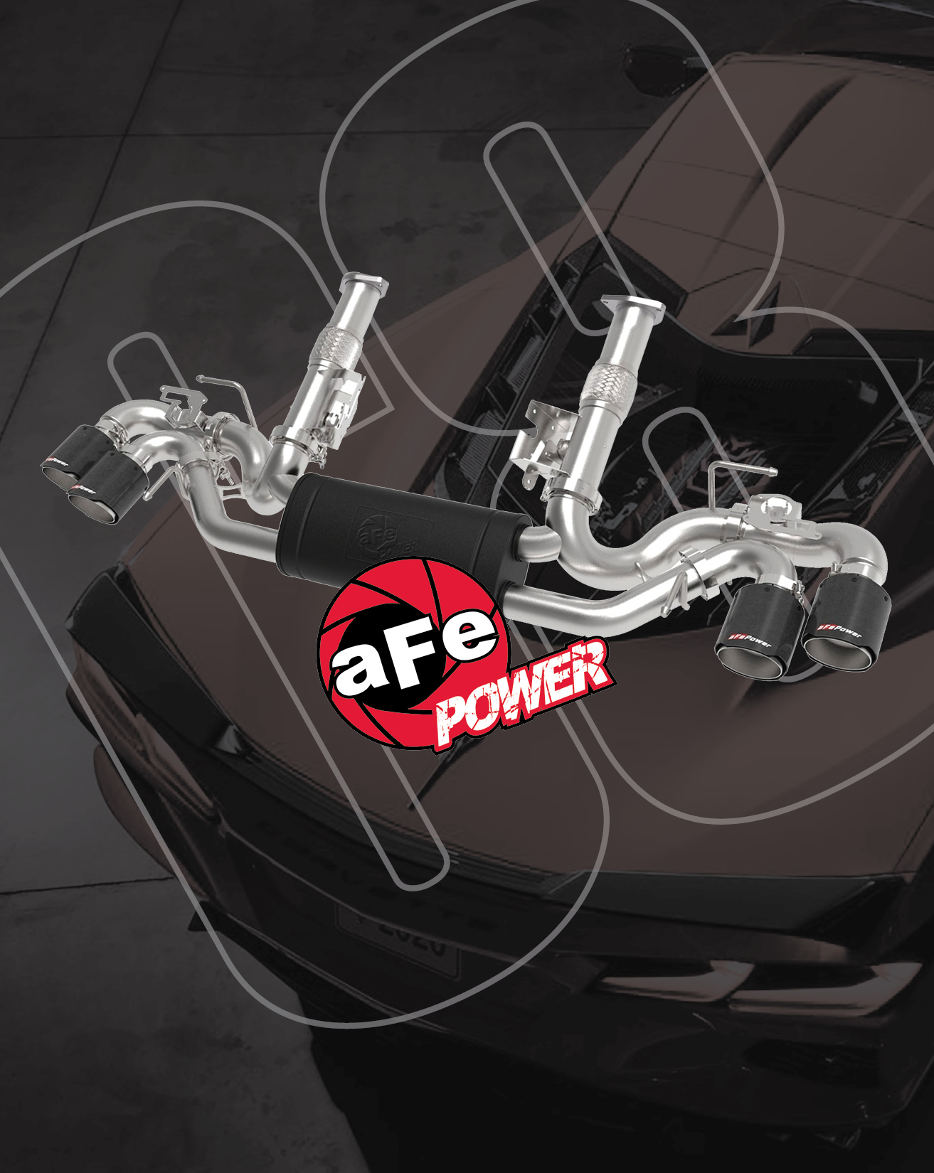 aFe Mach Force-XP Exhaust for C8