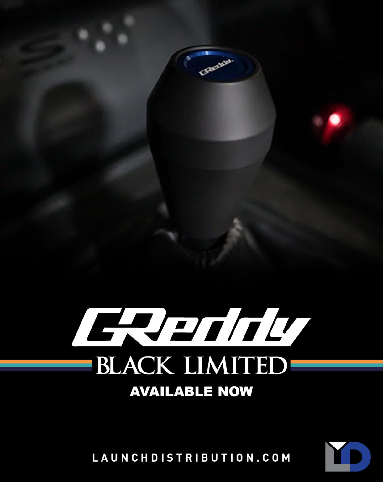 GReddy Black Limited Shift Knob Launch Distribution