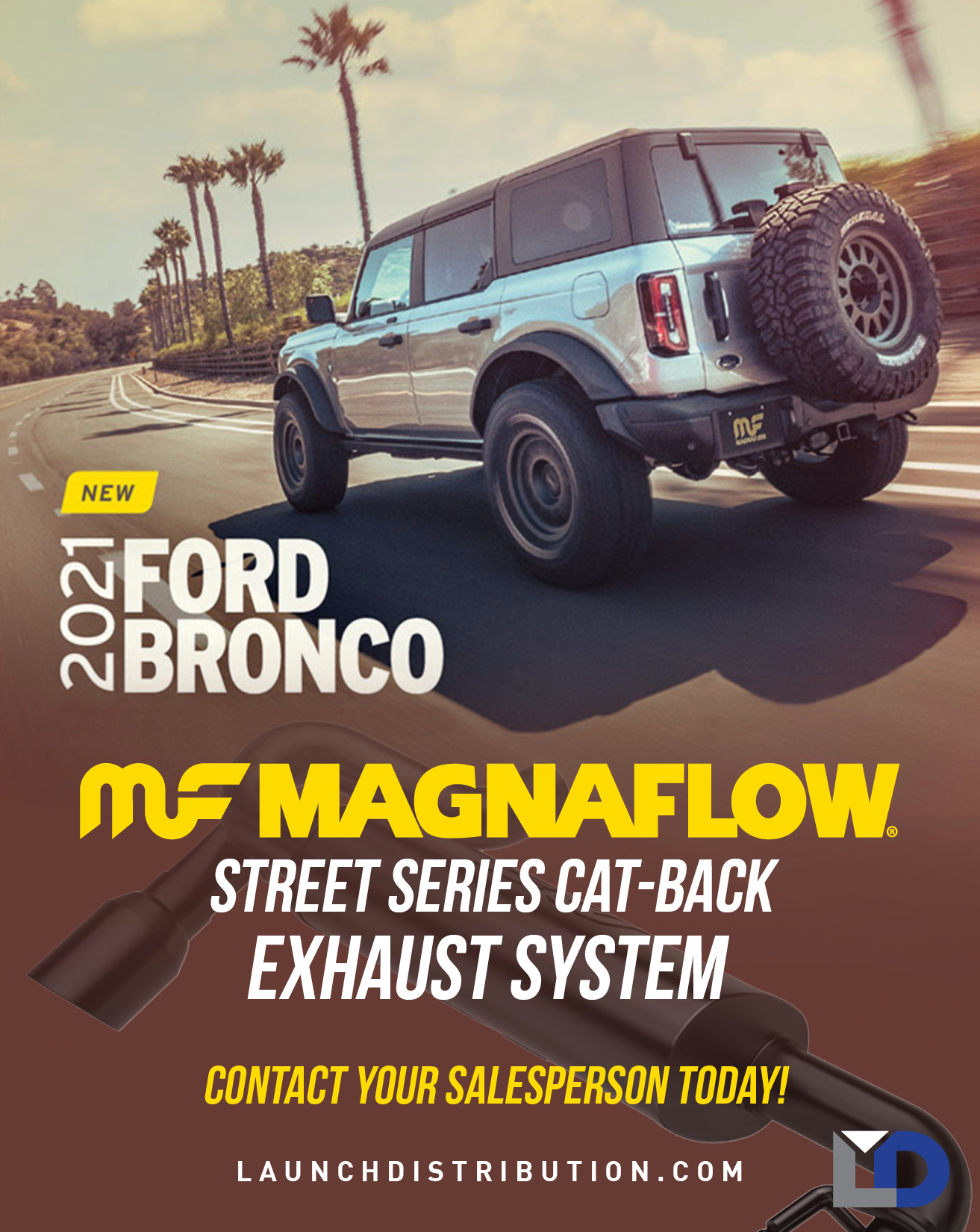 Magnaflow Street Series Cat-Back Exhaust 2021+ Ford Bronco