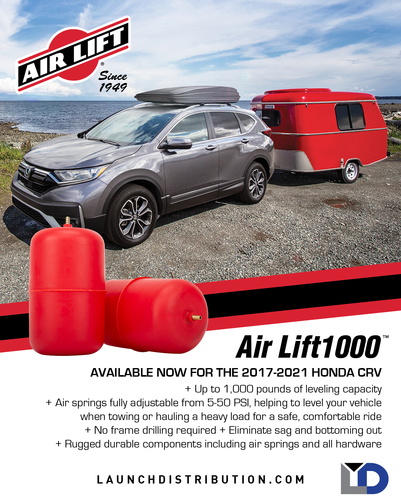 AirLift 1000 Kit for 2017+ Honda CR-V