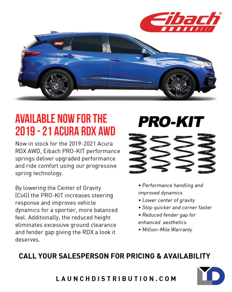 Eibach Acura RDX PRO-KIT – Launch Distribution