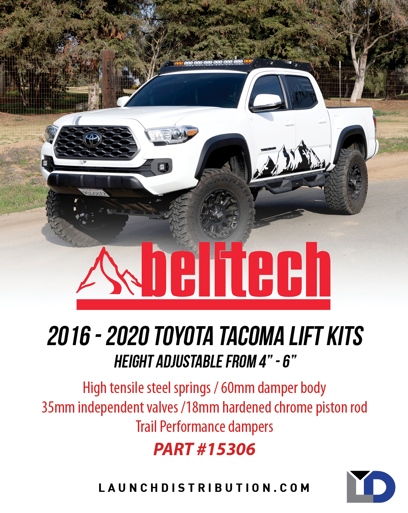Toyota Tacoma Adjustable Lift Kits from Belltech
