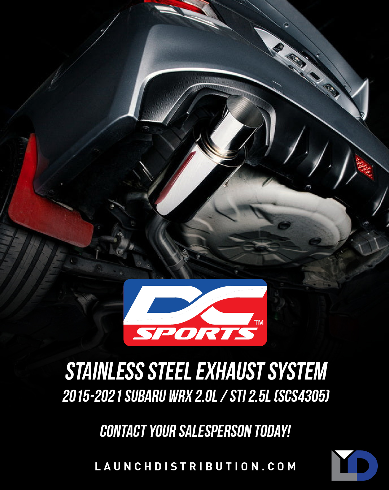 DC Sports Exhaust System 2015 – 2021 Subaru WRX/STI